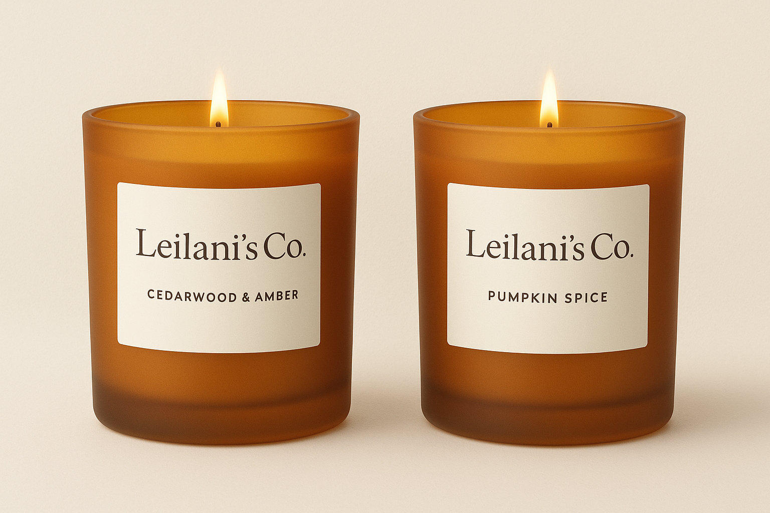 Autumn Duo Candle Set